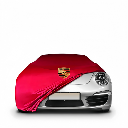 Porsche Cayman Indoor Car Cover – Custom Fit for All Models, Logo Option, Dust & Scratch Protection