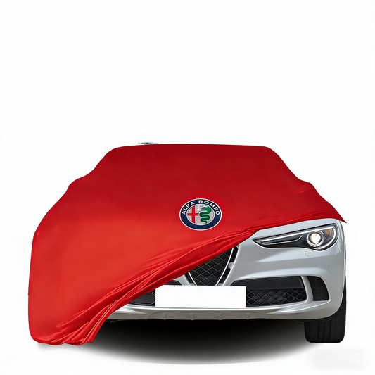 Alfa Romeo Indoor Car Cover – Custom Fit for All Models, Logo Option, Dust & Scratch Protection