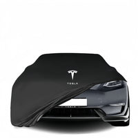 Tesla Indoor Car Cover – Custom Fit for All Models, Logo Option, Dust & Scratch Protection