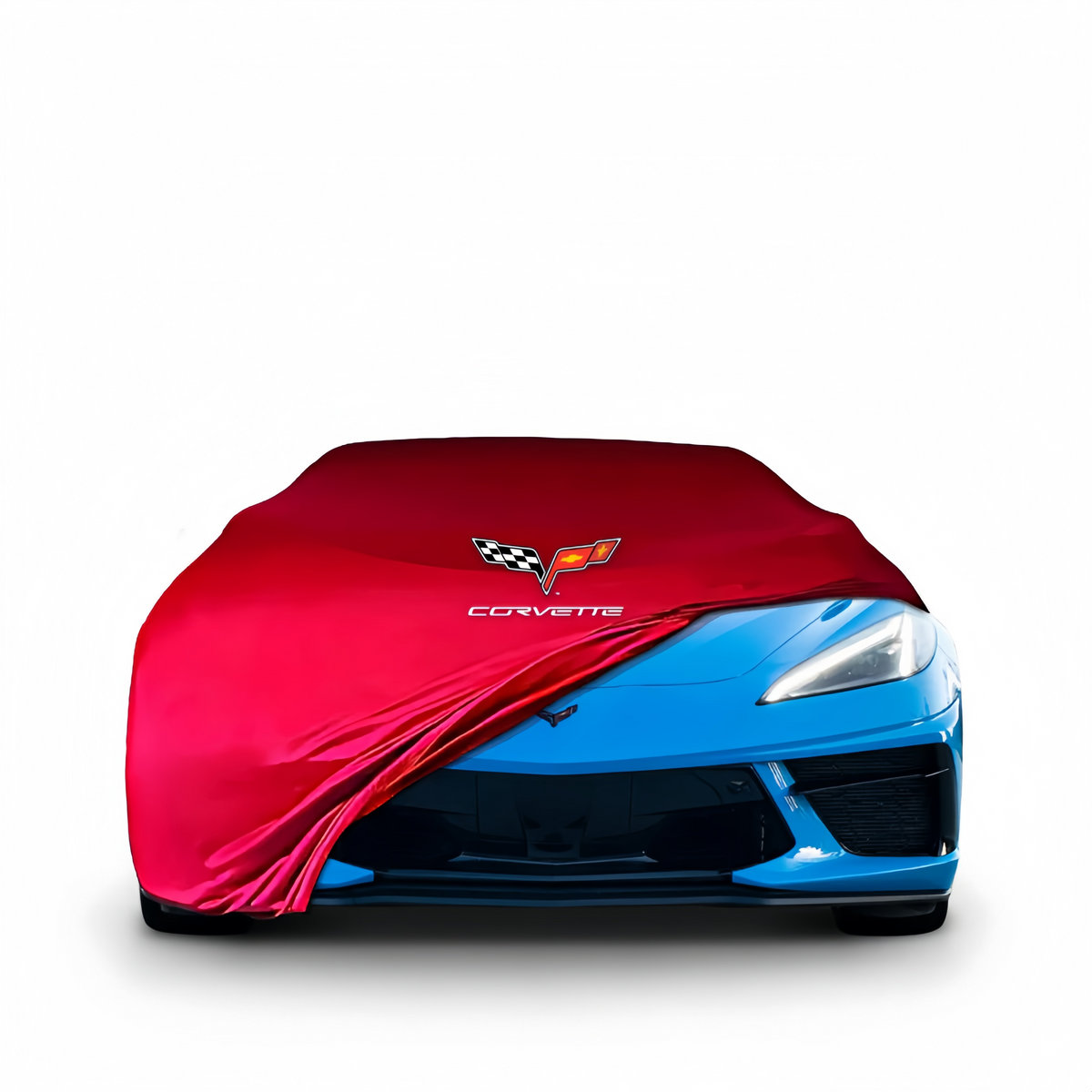 Corvette Indoor Car Cover – Custom Fit for All Models & Generations, Logo Option, Dust & Scratch Protection