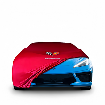 compare product Corvette Indoor Car Cover – Custom Fit for All Models & Generations, Logo Option, Dust & Scratch Protection