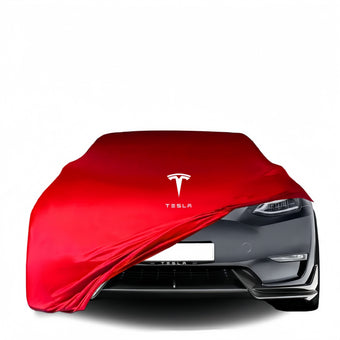 compare product Tesla Indoor Car Cover – Custom Fit for All Models, Logo Option, Dust & Scratch Protection
